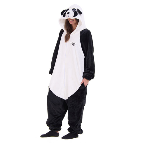 Snuggs Blanket Animal Onesie Panda